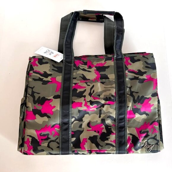 Lug Rover X-Large Carry-All Tote Camo Orchid - Picture 6 of 8